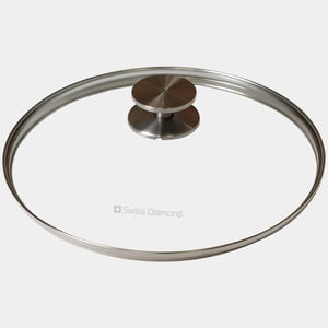CXD Tempered Glass Lid with Stainless Steel Knob - 10.25"