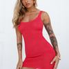 SNDYS Josefina Mini Dress Red