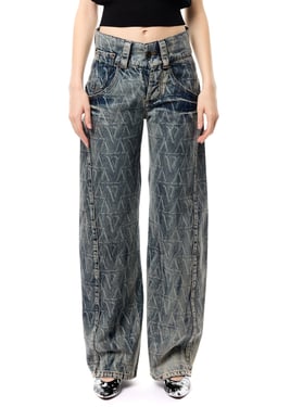 Twisted Seam Jeans - 34