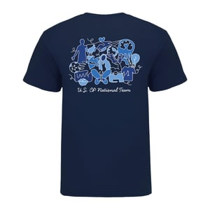 Unisex U.S. Men's CP National Team Unity Navy Tee / 3X