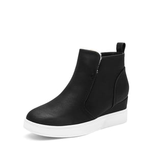 DREAM PAIRS Hidden Heel Platform Wedge Booties