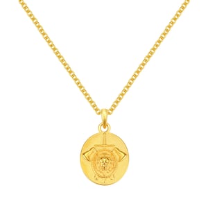 The Warrior Pendant Necklace Sterling Silver
