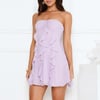 Imagine It Strapless Mini Dress Lilac