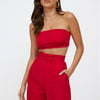 Blind Love Crop Red
