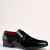 Conte Pattern Black Shoe