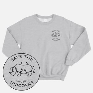 Save The Chubby Unicorns Corner Sweatshirt (Unisex)