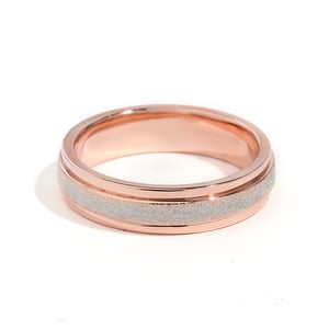 Jeulia "My Promise" Sterling Silver Men's Band