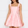 Empowered Elegance Mini Dress Pink