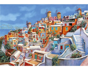 All the Colours of Santorini - Guido Borelli