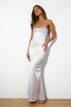 Take A Ride Maxi Dress Grey