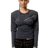 ZIPPER TOP - L