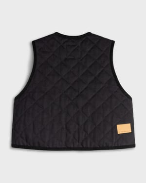 Hiut x Lavenham Women's Black Denim Gilet - 16