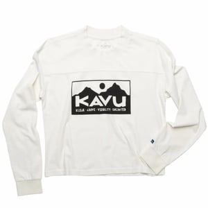 Kavu Womens Francis L/S T Shirt Off White