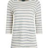 Weird Fish Ives Loopback Stripe Tunic Top Mint Size 20