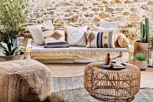 nkuku Kutumba Mango Day Bed | Garden | One Size | Natural