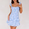 Sun Is Shining Mini Dress Blue