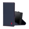 Galaxy S23 Ultra Leather Case (with stand function) - Navy Blue