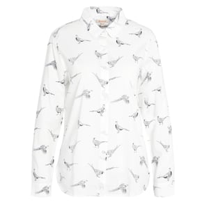 Barbour Womens Safari Shirt Pheasant Print