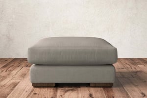 nkuku Guddu Dining Footstool | Make To Order | Medium | Recycled Cotton Flax