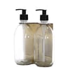 Gold Double Wall Mounted Soap Dispenser
