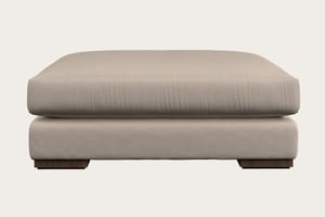 nkuku Guddu Dining Footstool | Make To Order | Grand | Recycled Cotton Natural