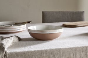 nkuku Edo Pasta Bowl | Tableware | One Size | Terracotta