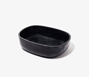 Resin Oval Serving Bowl (Selling Out Soon) - Onyx