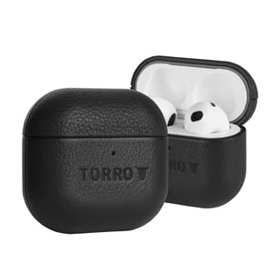 Apple AirPods Leather Case (4th Gen) - Black