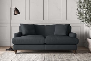nkuku Deni Sofa | Make To Order | Medium | Recycled Cotton Thunder