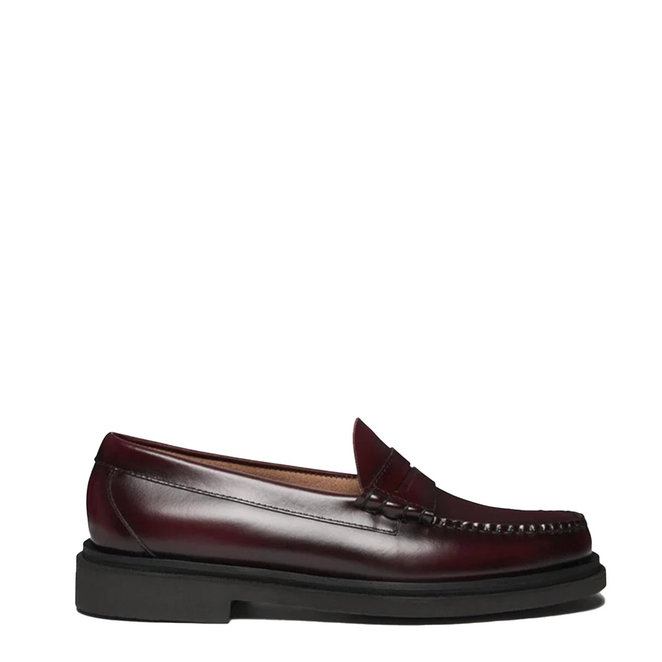 G.H Bass Weejun Step Larson Moc Penny Wine Leather