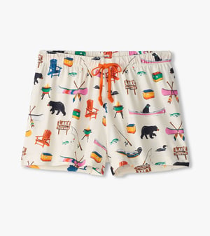 On The Lake Women's Cotton Sleep Shorts