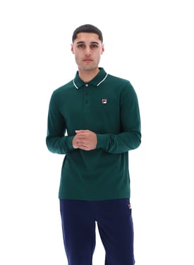 Monte Tipped Collar Long Sleeve Polo - 4XL