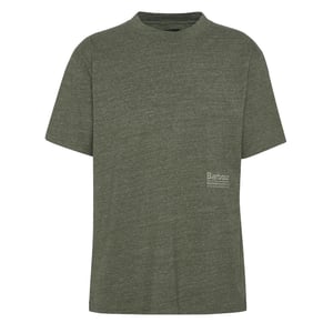 Barbour Calton Linen Blend Fit T-Shirt Burnt Olive