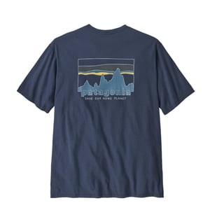 Patagonia '73 Skyline Organic T-Shirt New Navy