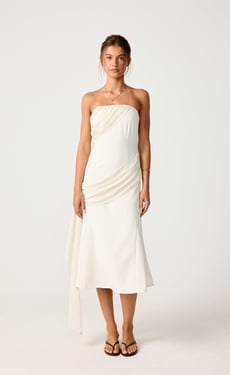 Lovelight Midi Dress (Oat) - US 8
