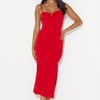 Favorite Bodycon Maxi Dress Red