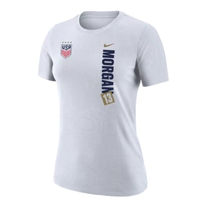 Women's Nike USWNT Vertical Morgan White Tee / XL