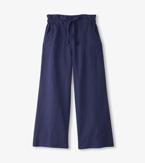 Tie Front Pants - Patriot Blue