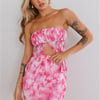 Style Year Mesh Crop Top Pink