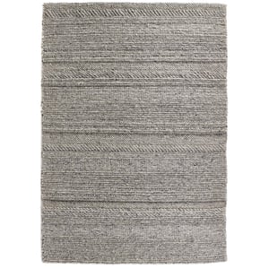 Chunky Knit Rug Grey/Natural - 160x230cm