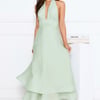 Opal Glow Halter Maxi Dress Green