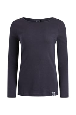 Weird Fish Maine Long Sleeve Outfitter T-Shirt Midnight Size 8