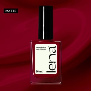 LENA Breathable & Water-Permeable Halal Nail Polish - Manicures Matte-r - LE66