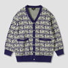 Knitted Cardigan (Moto Repeat) - S