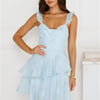 Luxe League Mini Dress Blue