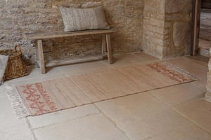 nkuku Akari Jute & Cotton Runner | Rugs | Natural | 66 x 200 cm