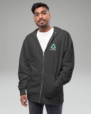 Peak Zipped Men's Hoodie - XL