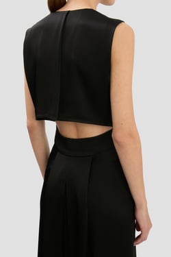 Victoria Beckham Sybil Midi Dress In Black - 4 - Womens