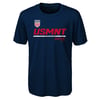 Youth Outerstuff US MNT Engage Poly Navy Tee / M