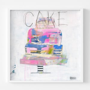 Cake Yum Art Print